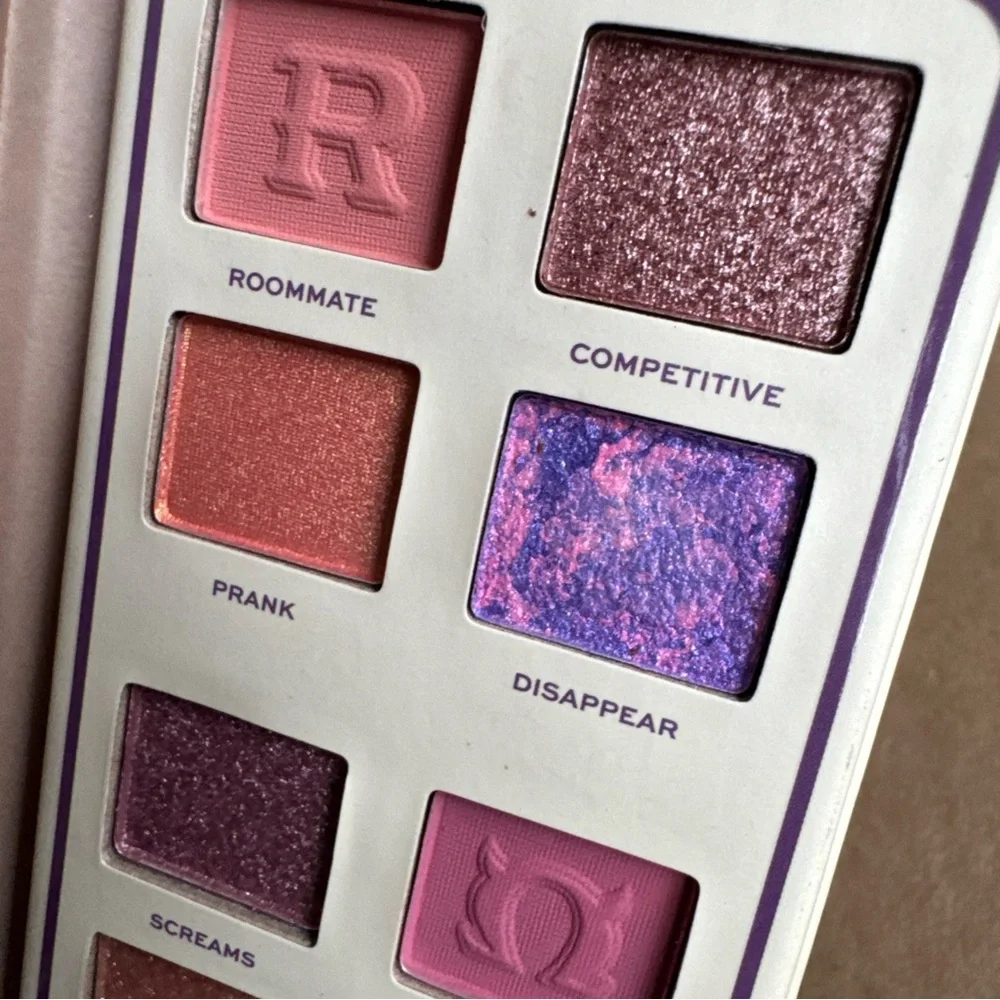 2 Makeup Revolution x Monsters University Card Eyeshadow Palette Randall Rookies